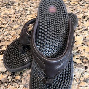 Kenkoh Spirit V Brown Massage Sandal for Men